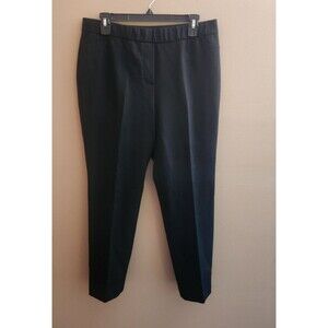 J. Jill Women's Ponte Slim Leg Pull On Dressy Dress Pants Black Size M Petite